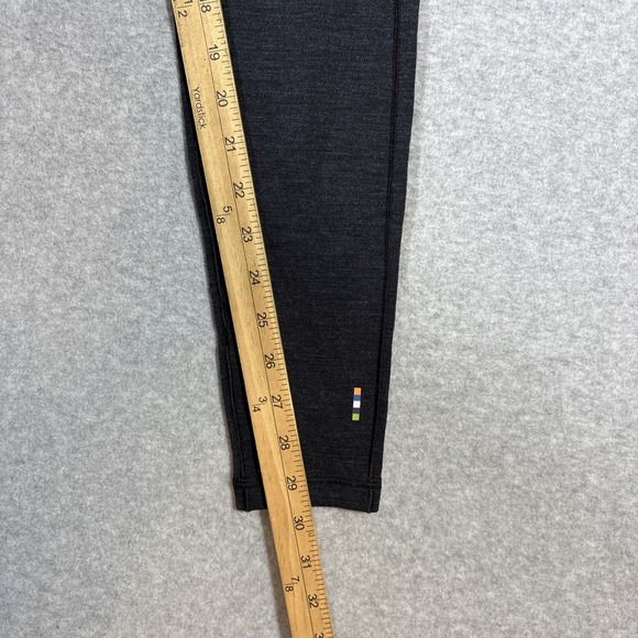 Smartwool Women's Sz S Charcoal Heather Thermal Merino Base Layer Bottom $125 - Picture 8 of 11